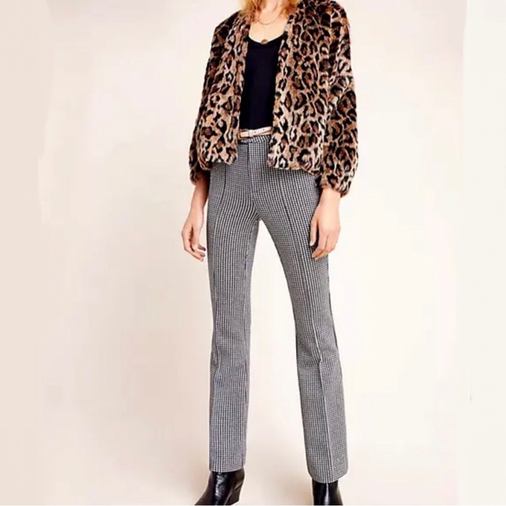 Anthropologie | NWOT Essential Houndstooth Bootcut Pants